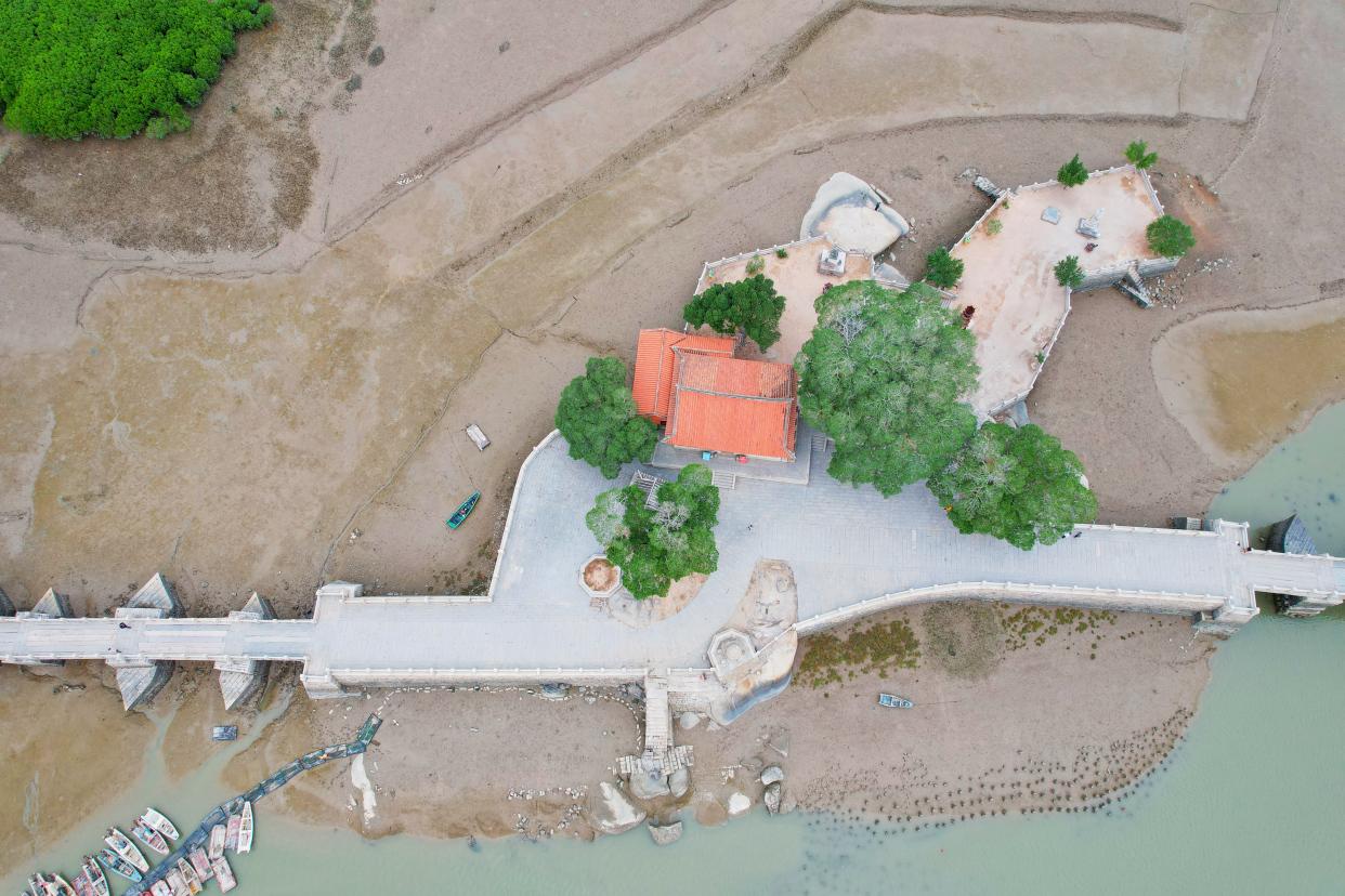 泉州宋代跨海大桥,泉州湾跨海古桥