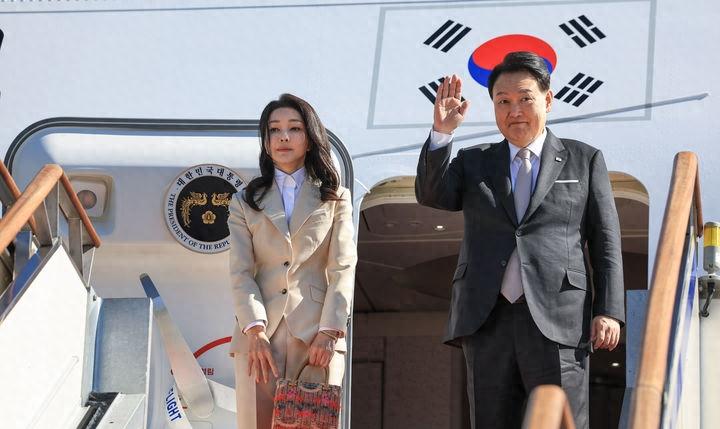 韩国第一夫人穿搭西服套装,韩国第一夫人服装秀