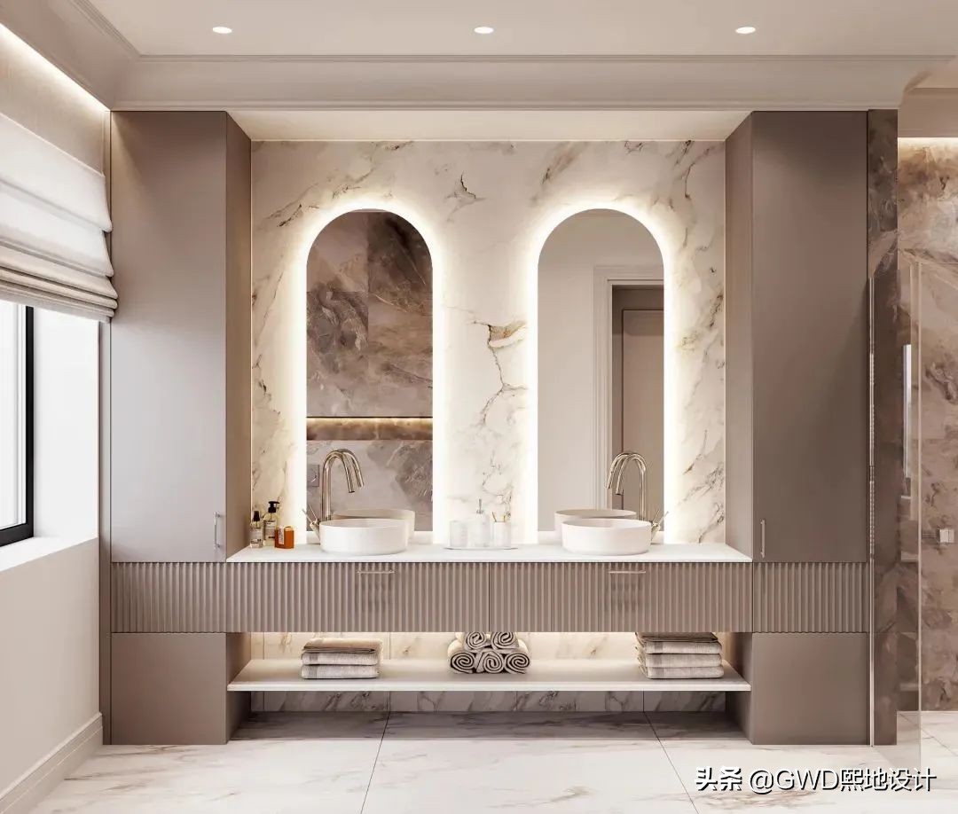 最美卫生间装修效果图,2021最火卫生间设计效果图