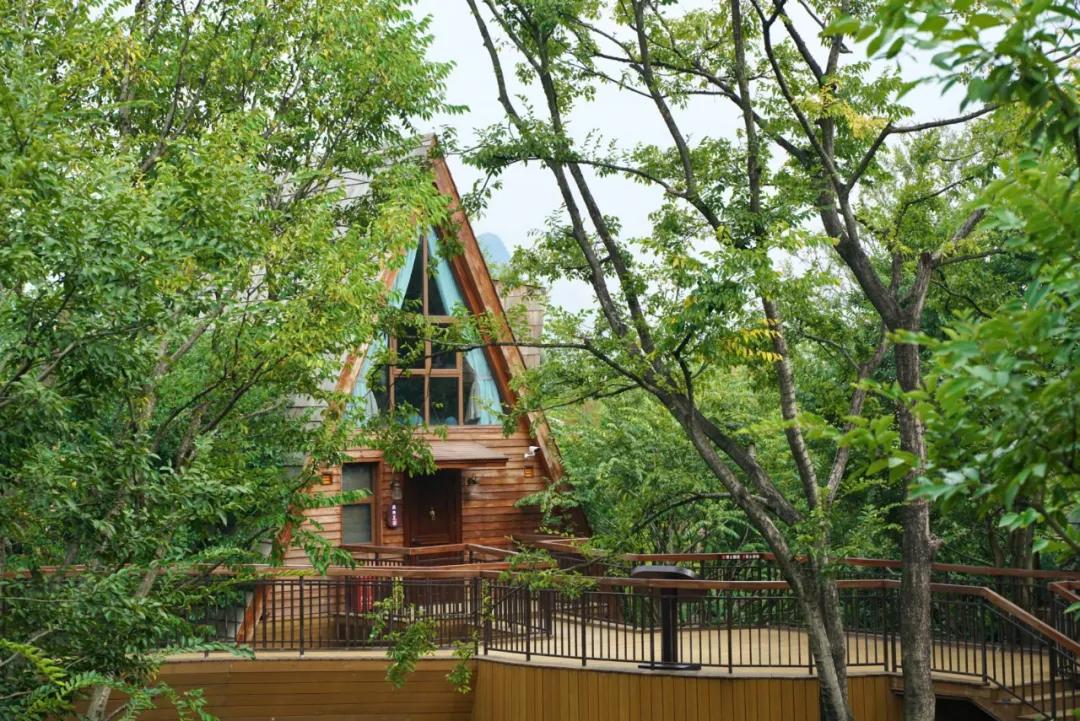 小精灵同款树屋绝了!遛娃的秘密基地,诗境家园里的度假圣地