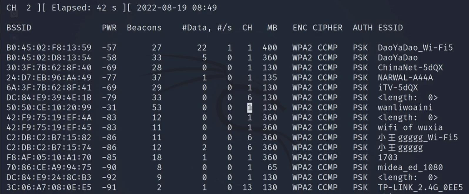 教你如何破解附近的WiFi密码