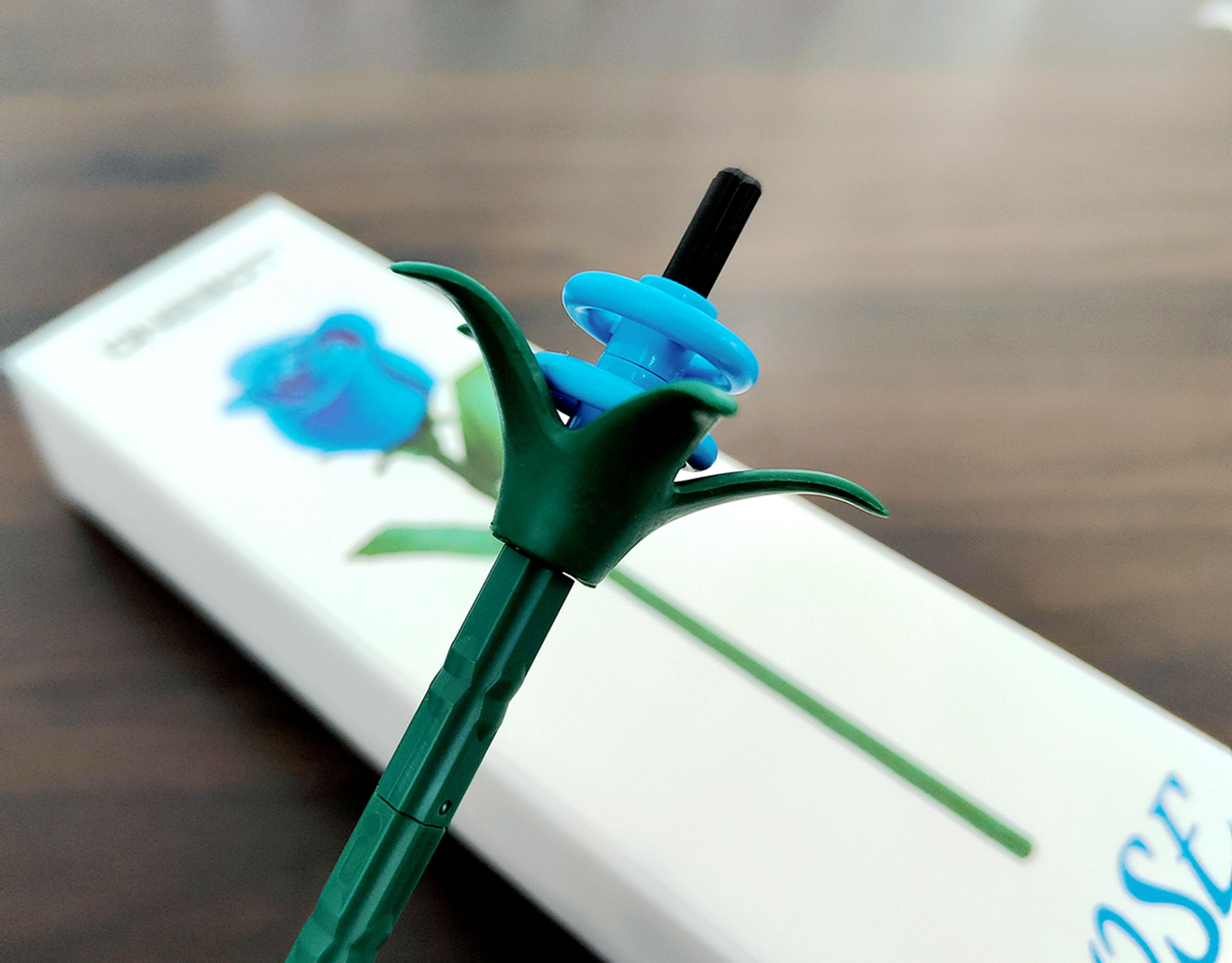 新潮爱礼，蓝色经典，永恒之花永不凋落，ONEBOT积木玫瑰体验