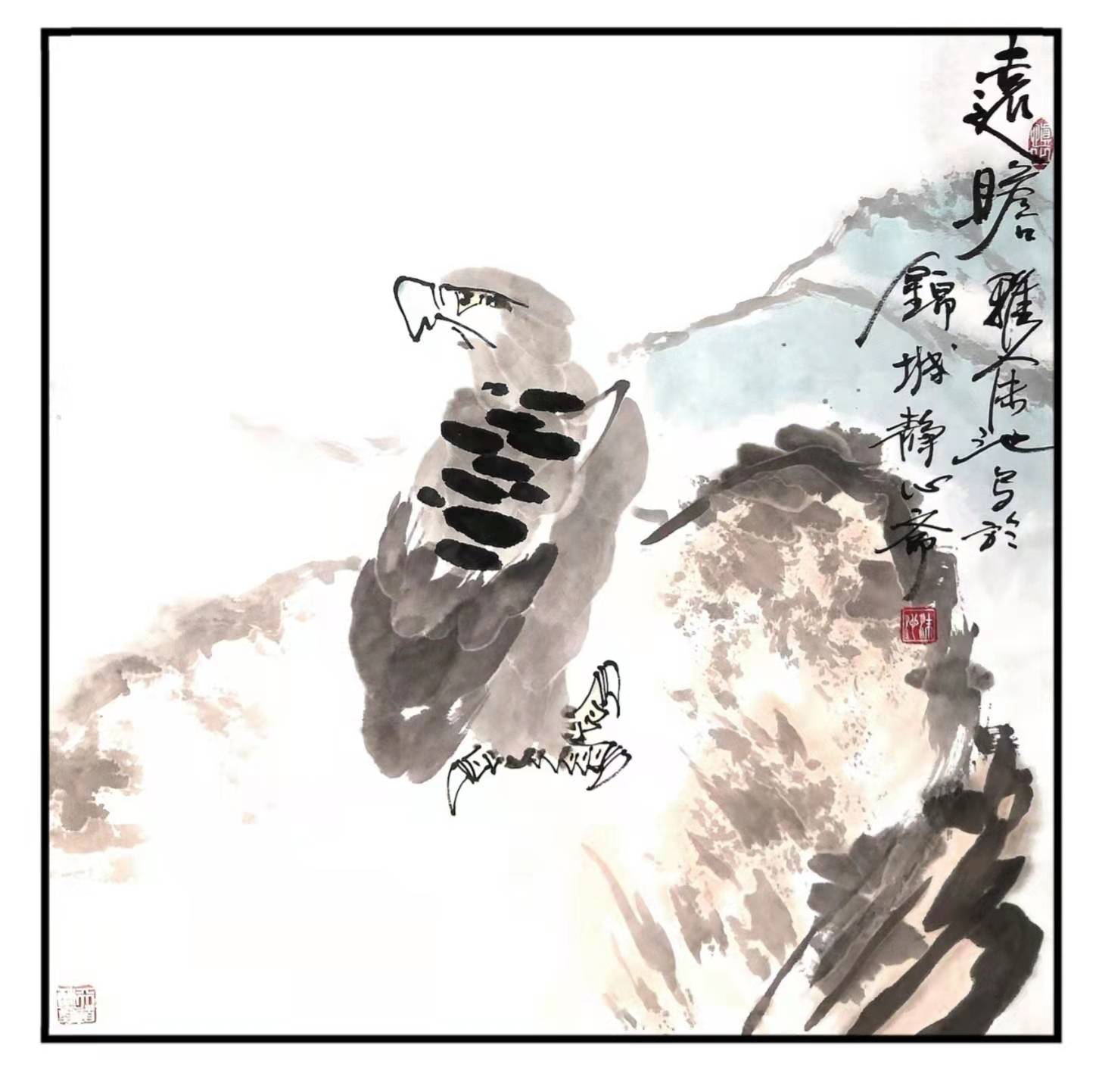 献礼党代会绘画,画家李沫池作品欣赏