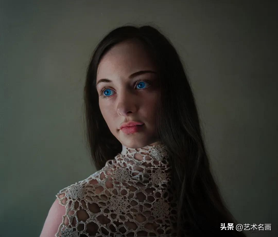 布格罗油画人物高清作品图文,马可格拉西超写实油画图片