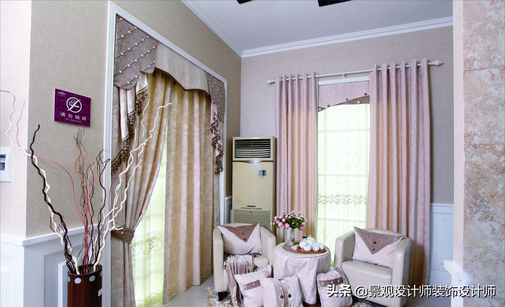 窗帘壁纸店装修,广州窗帘店设计案例图片