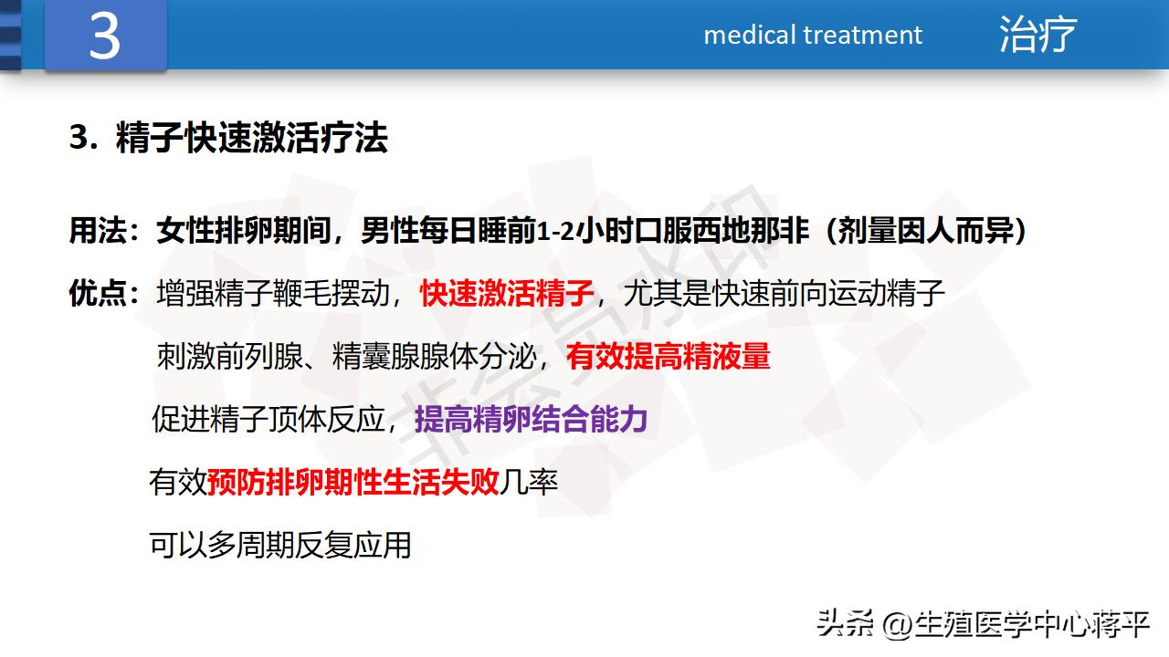 弱精症的详细病因筛查、生育力评估及最新治疗方案
