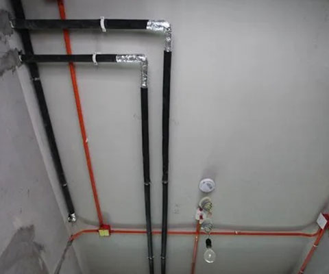 厨房厕所水电安装效果图,厨房卫生间水电走顶好还是走地好