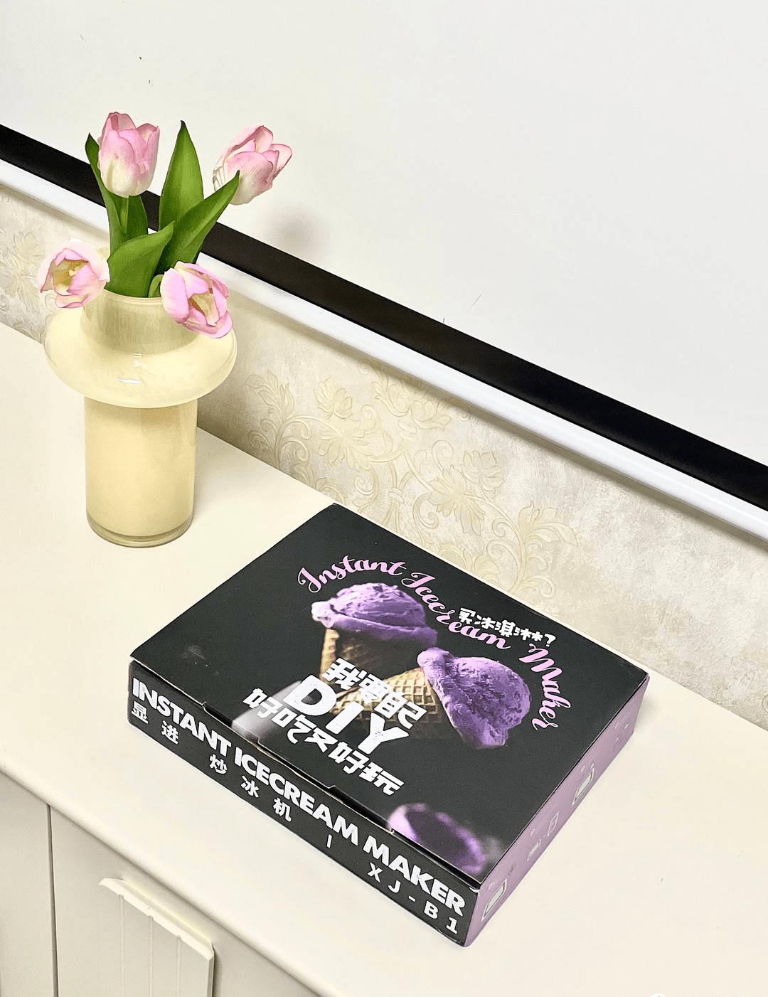 在家就可以体验炒冰的快乐,水果炒冰技术