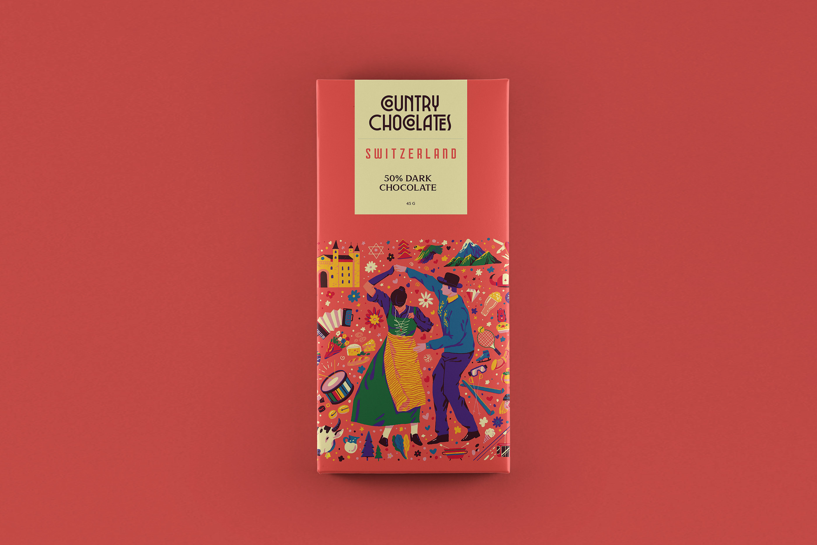 巧克力各种创意的造型,巧克力金色创意陈列