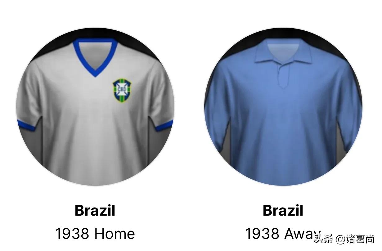 唯一全勤参加22届世界杯，桑巴军团的百年球服变更