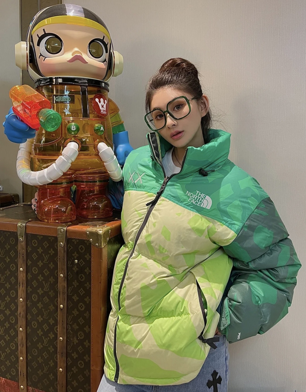 TheNorthFace北面联名款1996美版羽绒服显得更年轻有活力的感觉