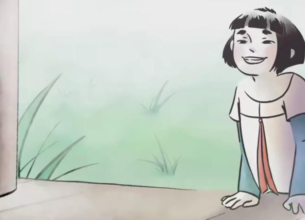 水墨风动漫女生图片,水墨风动漫女图文