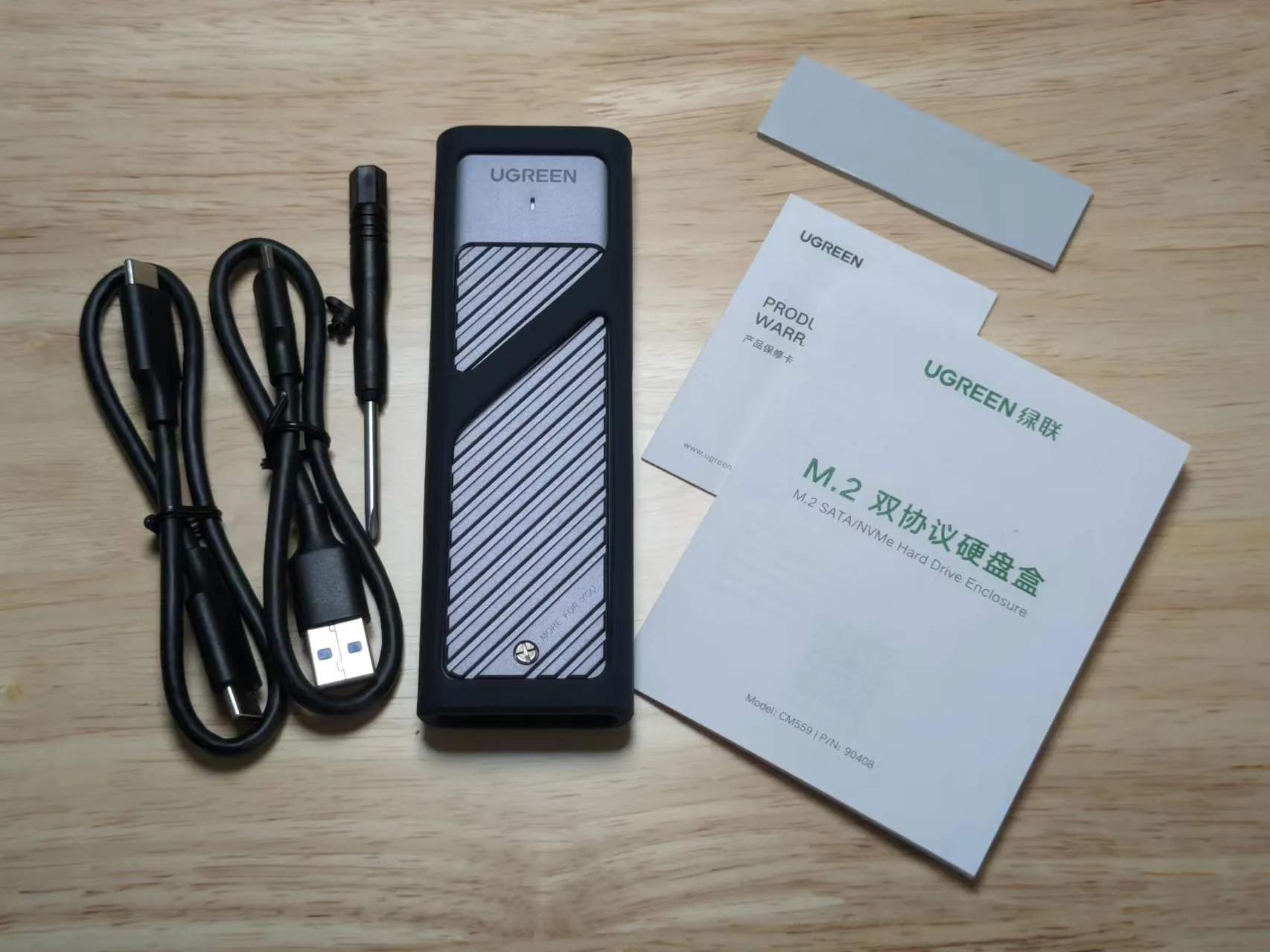 绿联nvme固态硬盘盒测评,绿联sata2.5硬盘盒怎么选