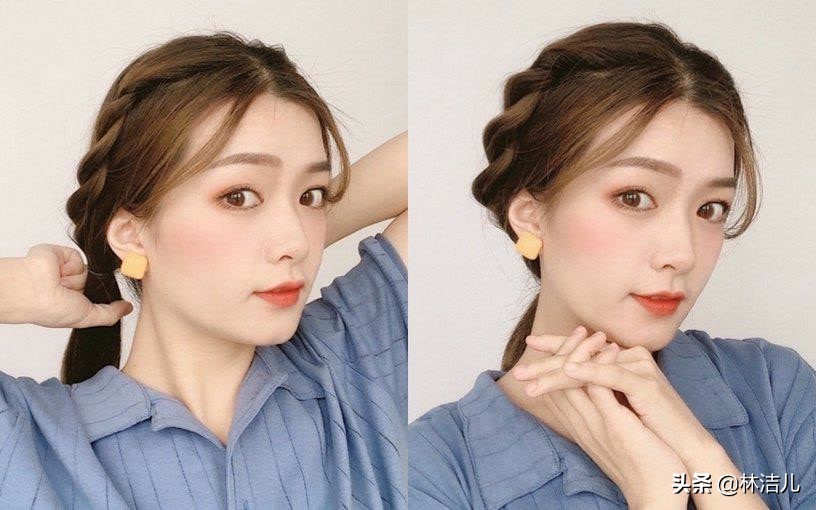 赵丽颖同款半扎发发型扎法,扎发教程简单好看赵丽颖同款发型