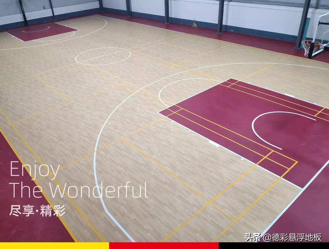 篮球场地胶铺设效果图,篮球场运动地胶效果图