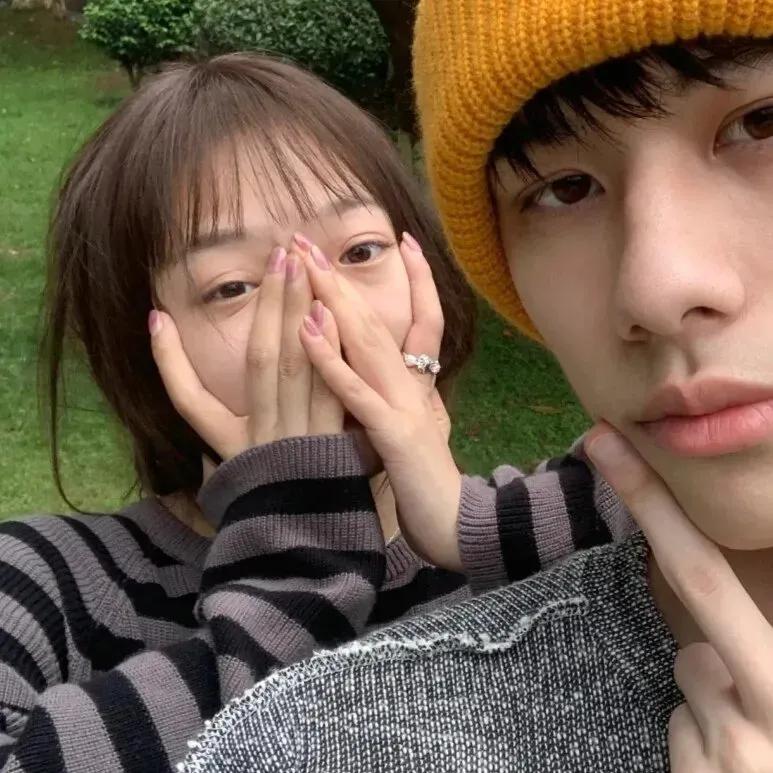 情侣背景图片一男一女带字,情侣套图背景图