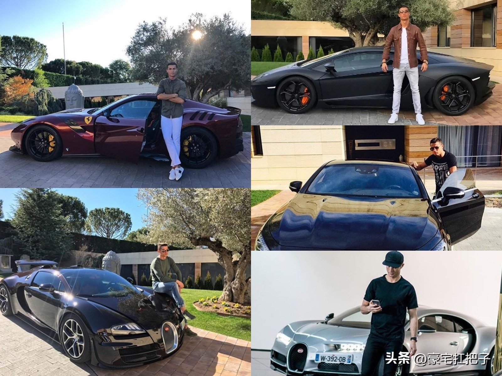 c罗1亿豪宅曝光,c罗的名车和豪宅