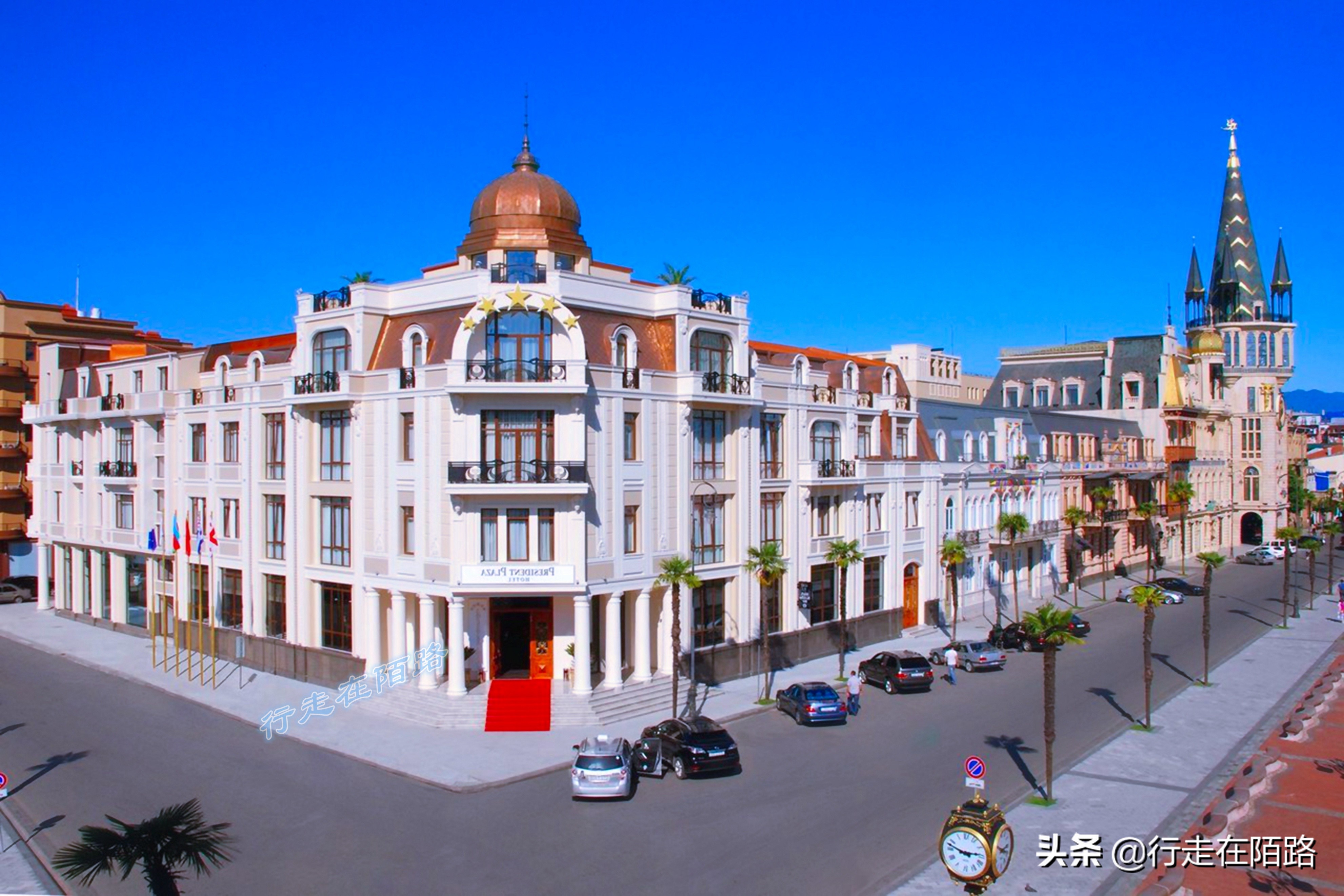 格鲁吉亚城市风景,格鲁吉亚黑海边的旅游胜地