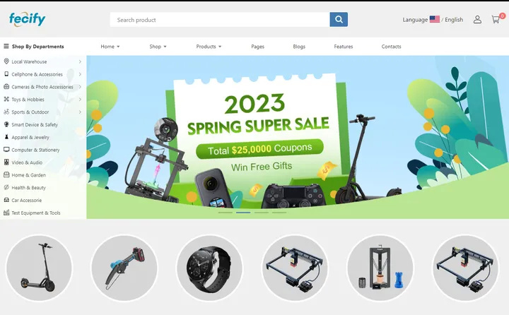 fecify综合站模板