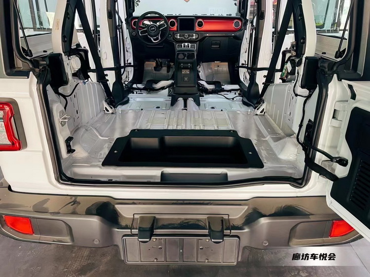 追寻安静廊坊车悦会jeep牧马人汽车隔音改装大白鲨
