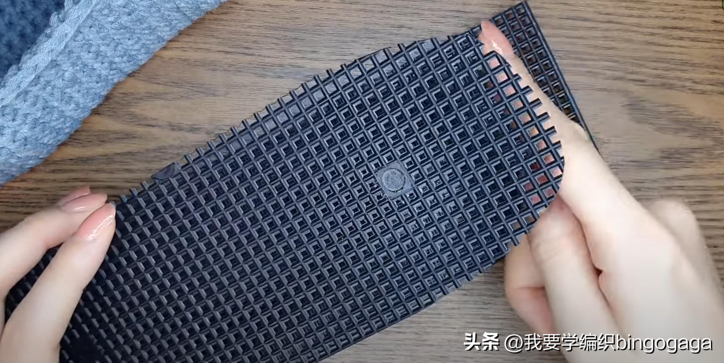 夏季包包钩织教程腋下包,钩包教程简单腋下包