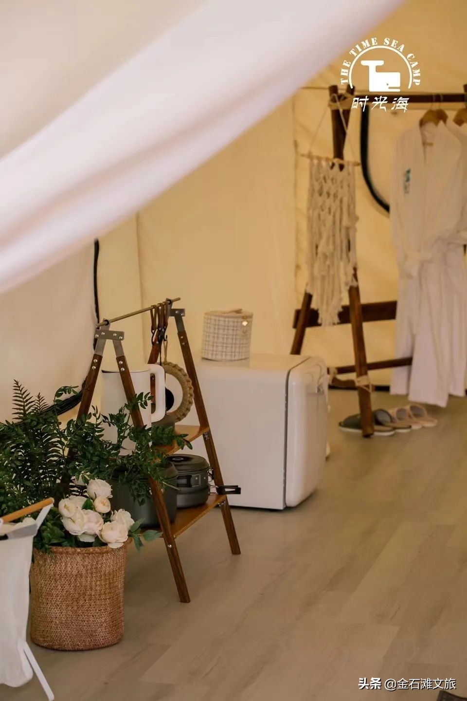 在金石滩时光海格调营地枕着星空入眠！