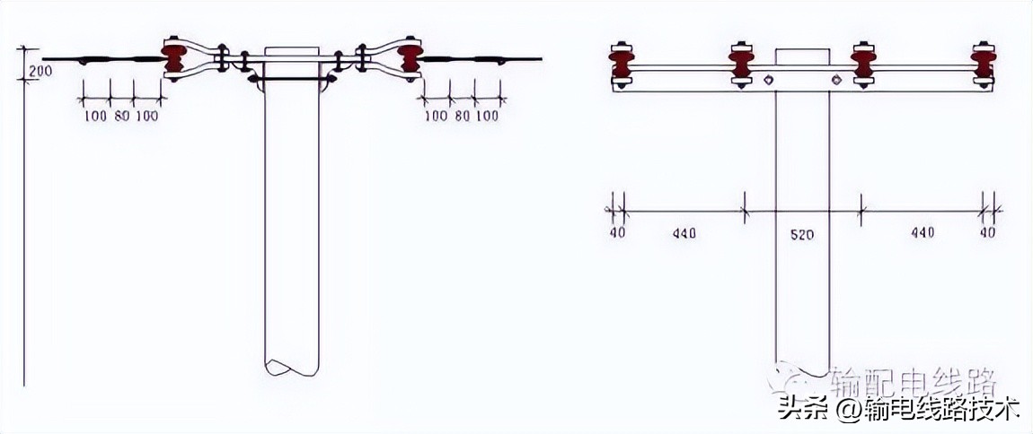 新能源高压配电器结构,架空配电线路结构