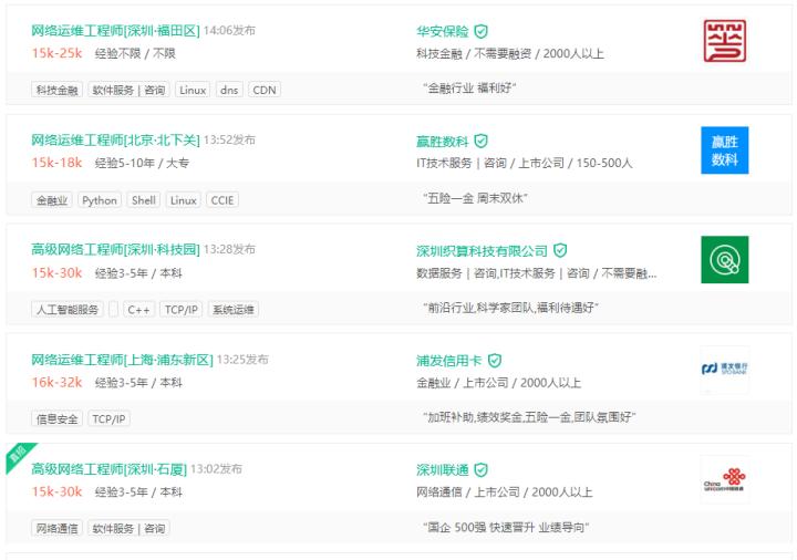网工面试技术解析,网招工作需要线下面试
