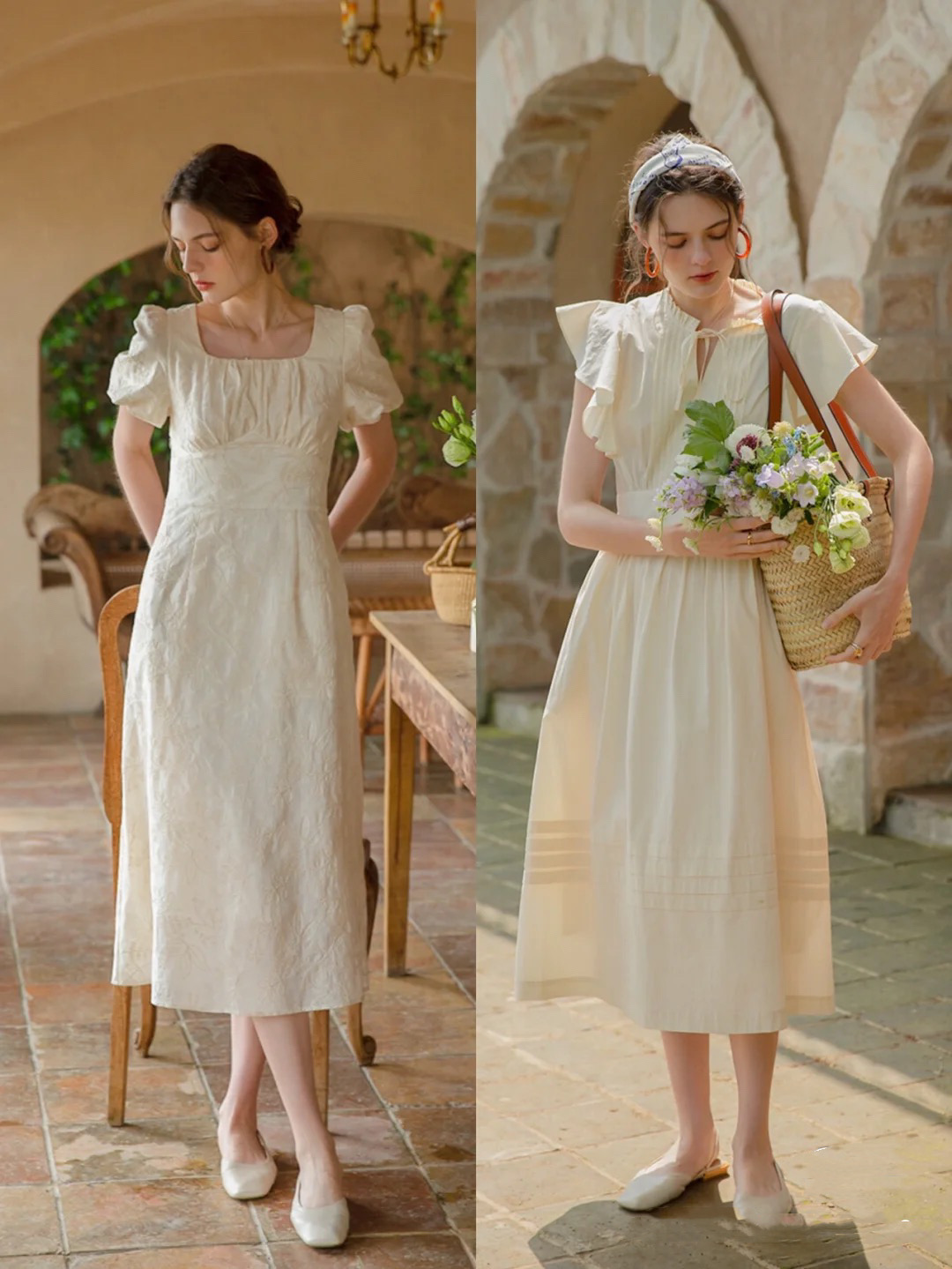 早秋就该这么穿,文艺风清新风棉麻服饰搭配女装