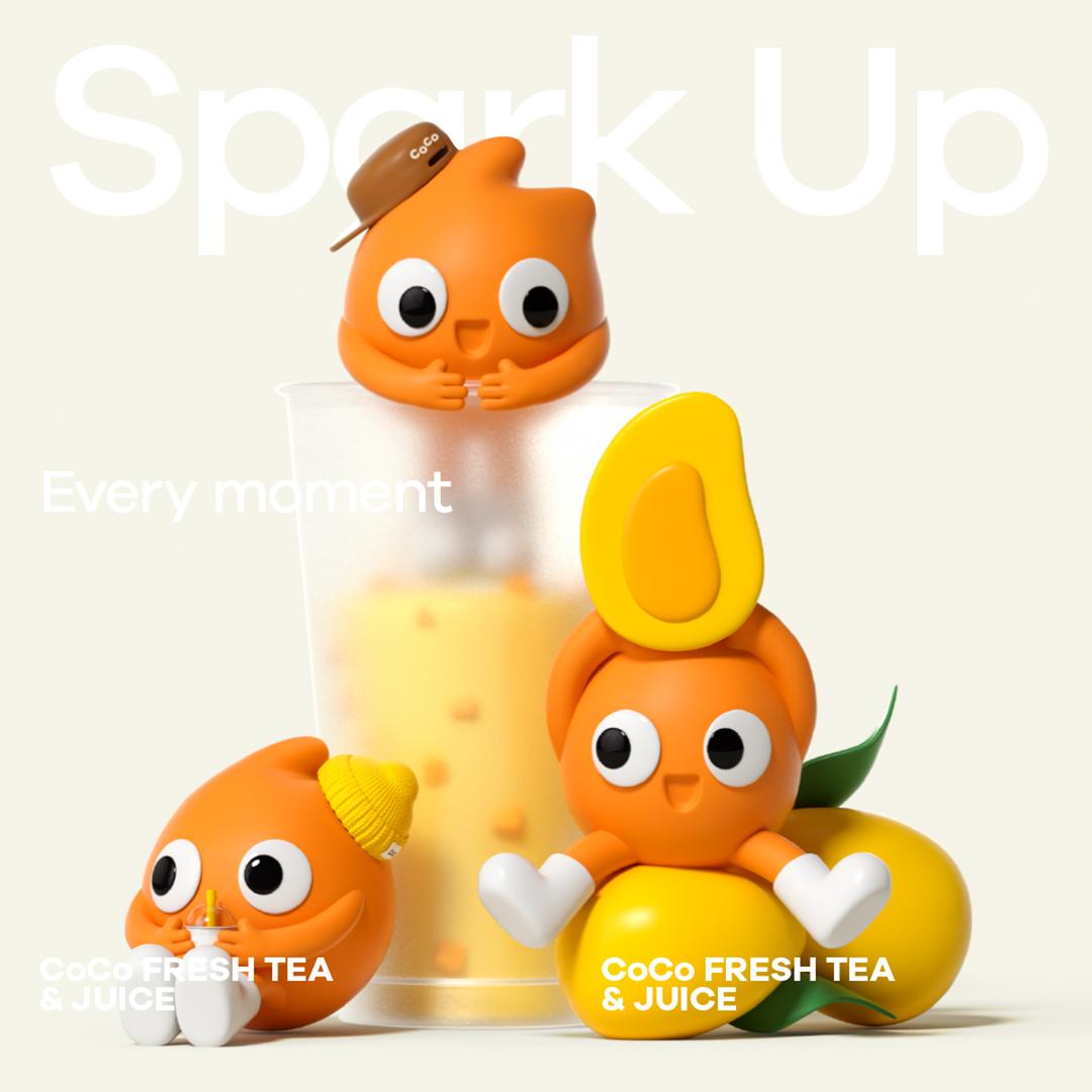 coco奶茶logo设计,coco茶饮标志