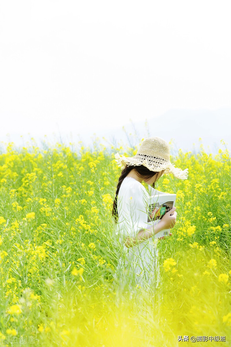 在油菜花里拍照穿什么衣服好看,油菜花人像摄影穿什么颜色的衣服