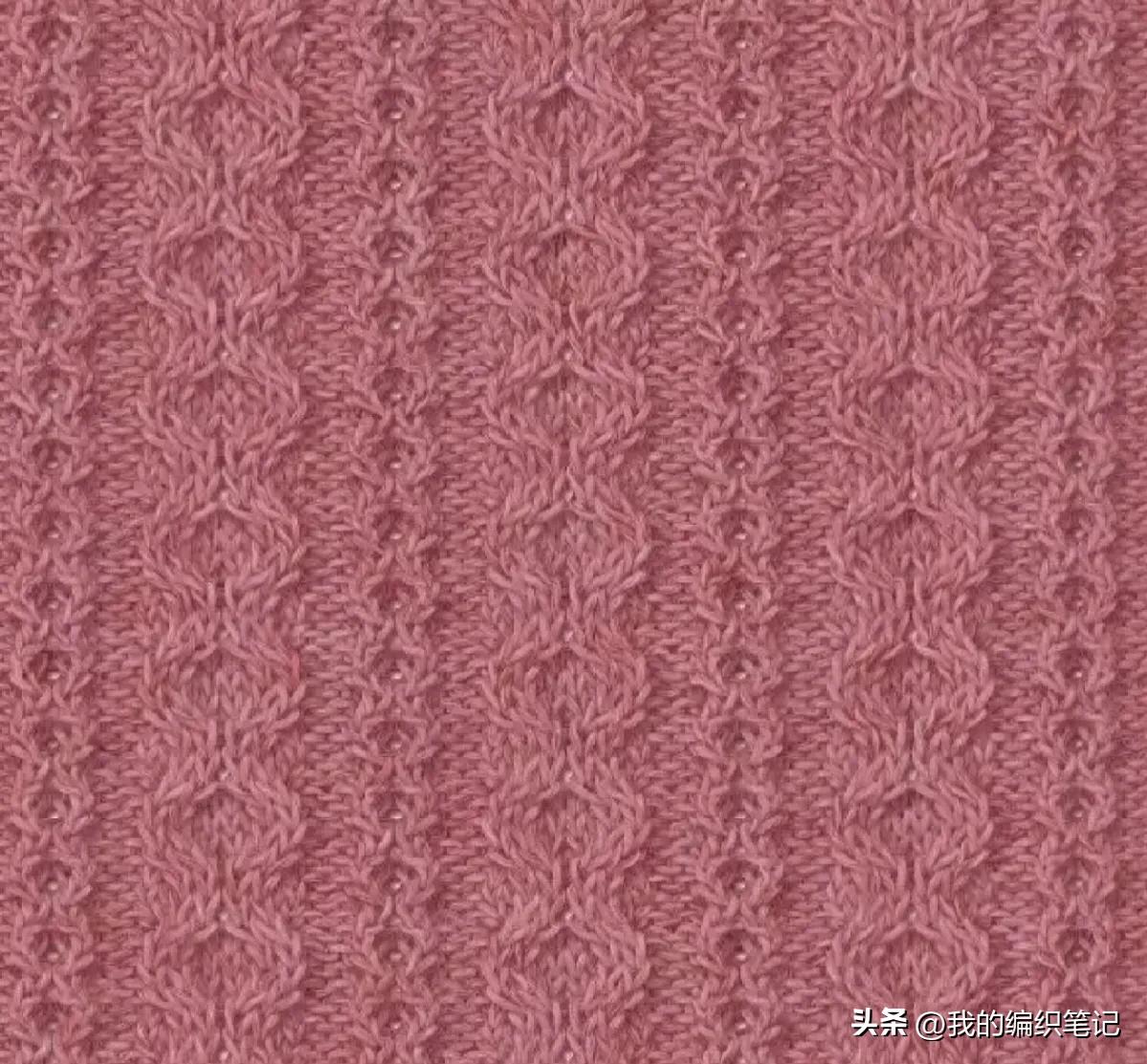 非常实用的棒针编织花样图解图片,编织棒针花样全教程