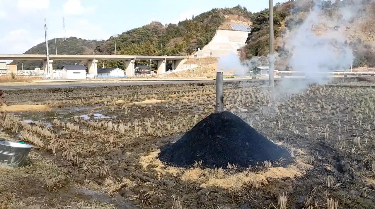 日本制作稻壳炭技术,稻壳热解气化制备稻壳炭