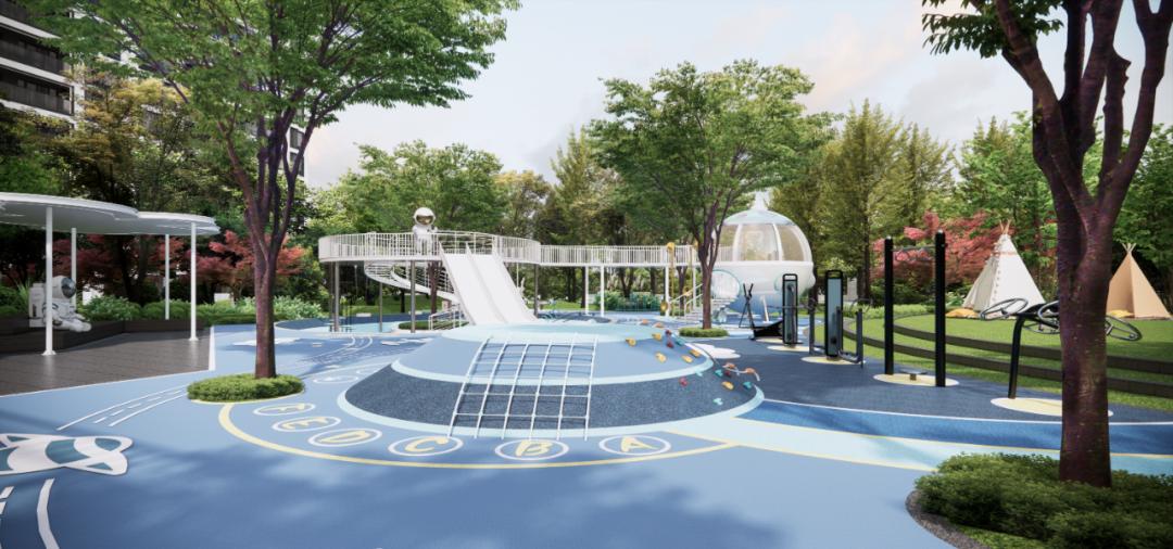 儿童活动场地设计效果图,儿童区域设计效果图