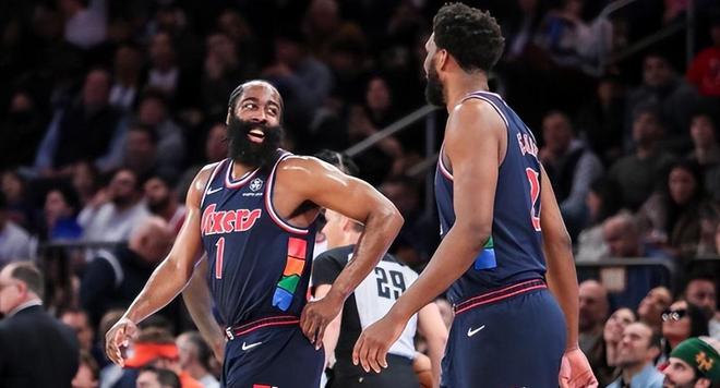 球队数据与战绩,曾经的哈登vs曾经的恩比德