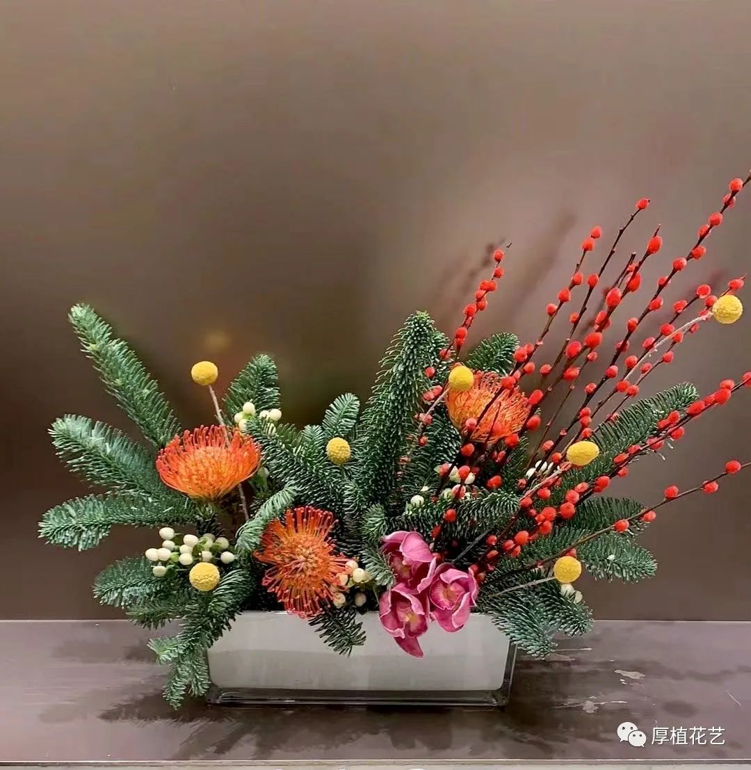 商务前台鲜花,前台花选择