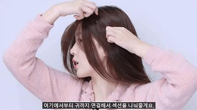 如何扎出女明星显脸小的高马尾,直刘海如何梳高马尾显脸小