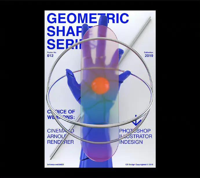 c4d海报创意图片,c4d设计创意动效海报