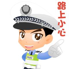 除隐患查违法保安全,消除隐患保平安民警夜查