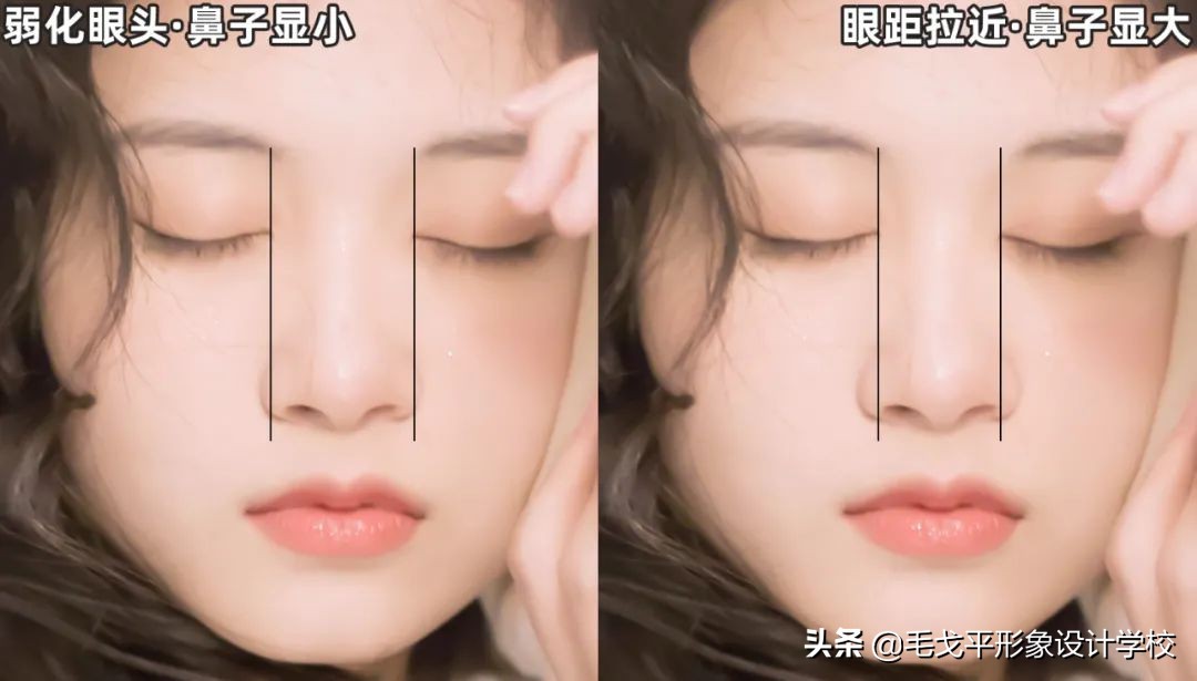 大鼻子要怎样化妆才能好看,平鼻怎么化妆才好看