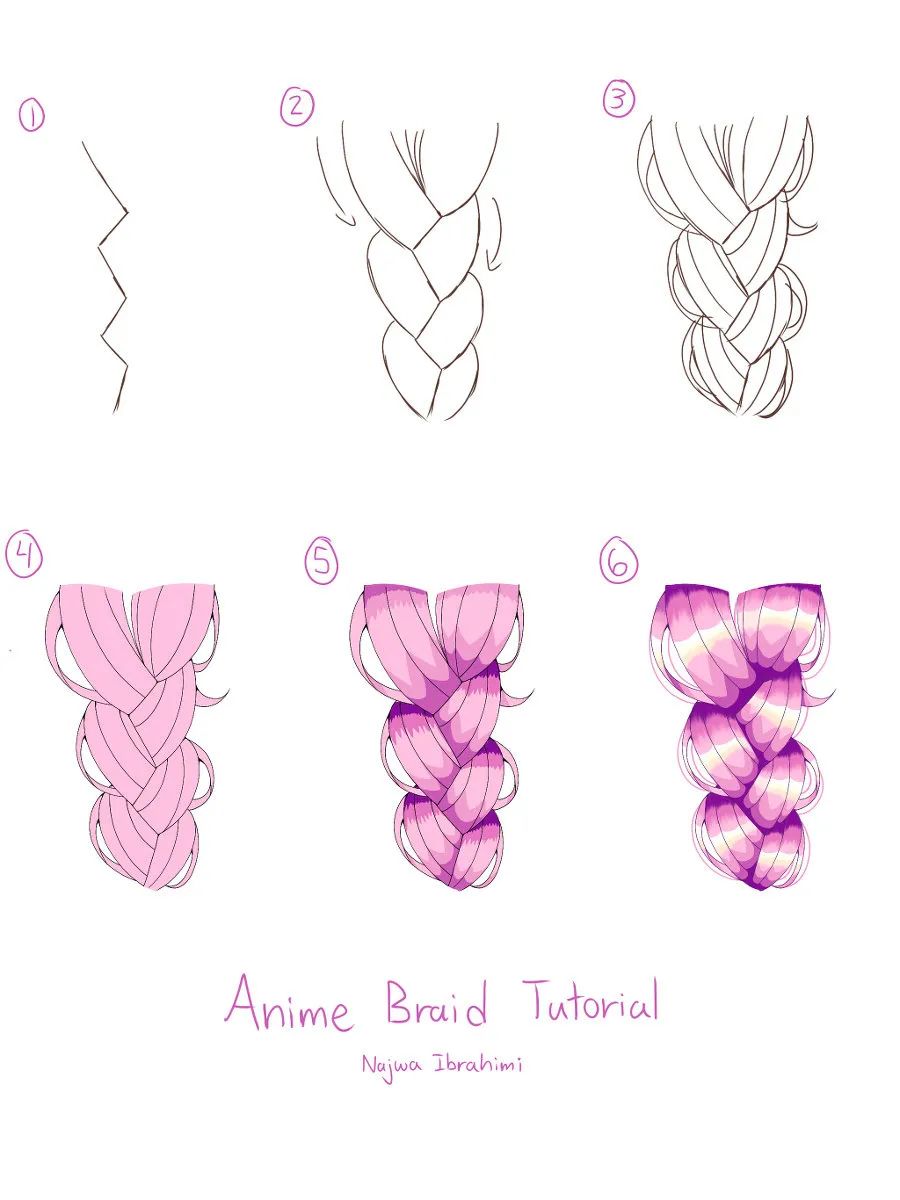 アニメ漫画人物绘画教程基础,二次元少女绘画教程指绘