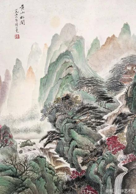 名家余玉奇山水画精品欣赏,画川江山水画名家