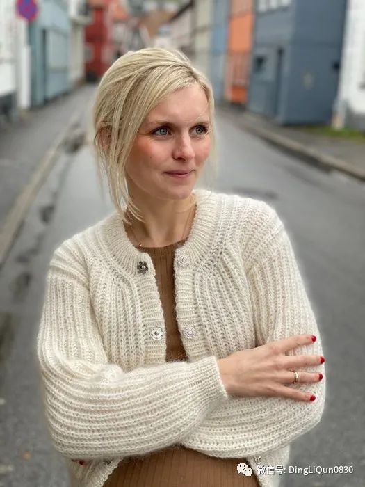 段染针织开衫图解,蝙蝠衫针织开衫图解