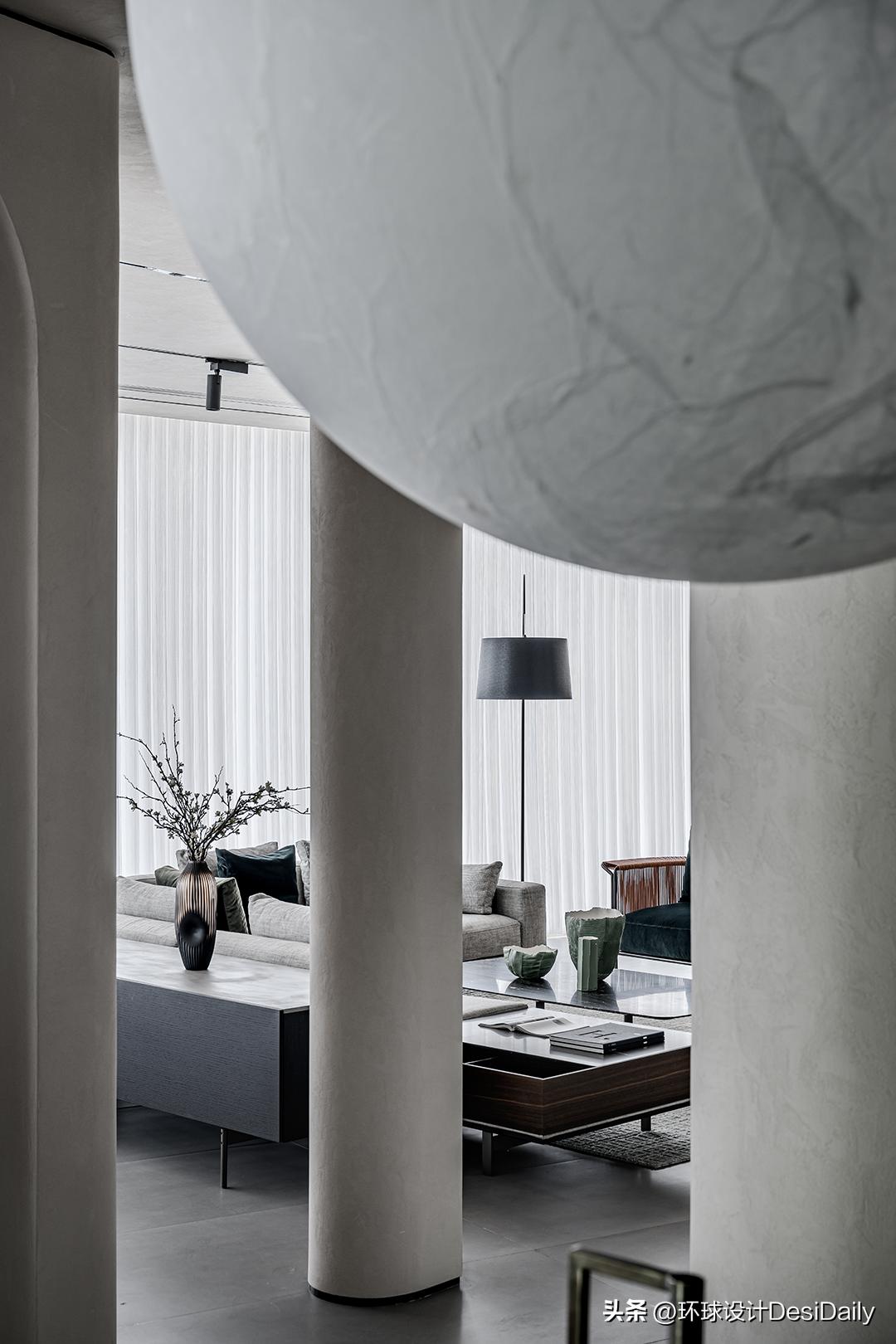 首发.刘捷｜680㎡极简顶复，空纳万境【环球设计3124期】