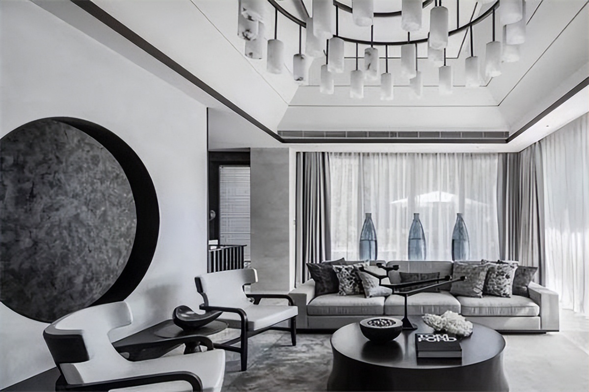 没有阳台的客厅怎么装修美式轻奢,没有阳台的客厅如何装修