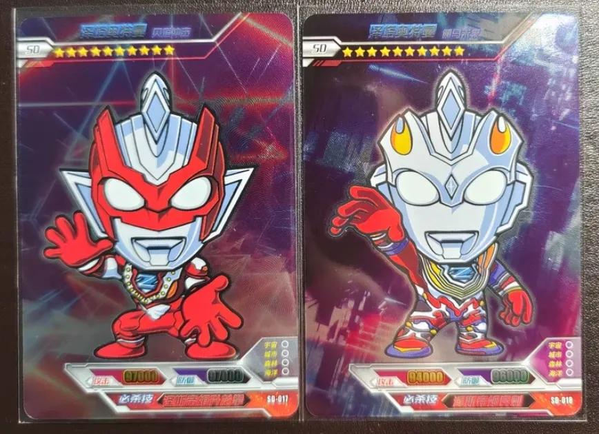 奥特曼卡片泽塔天爪形态ssr稀有吗,红gp和蓝gp奥特曼卡片哪张更稀有