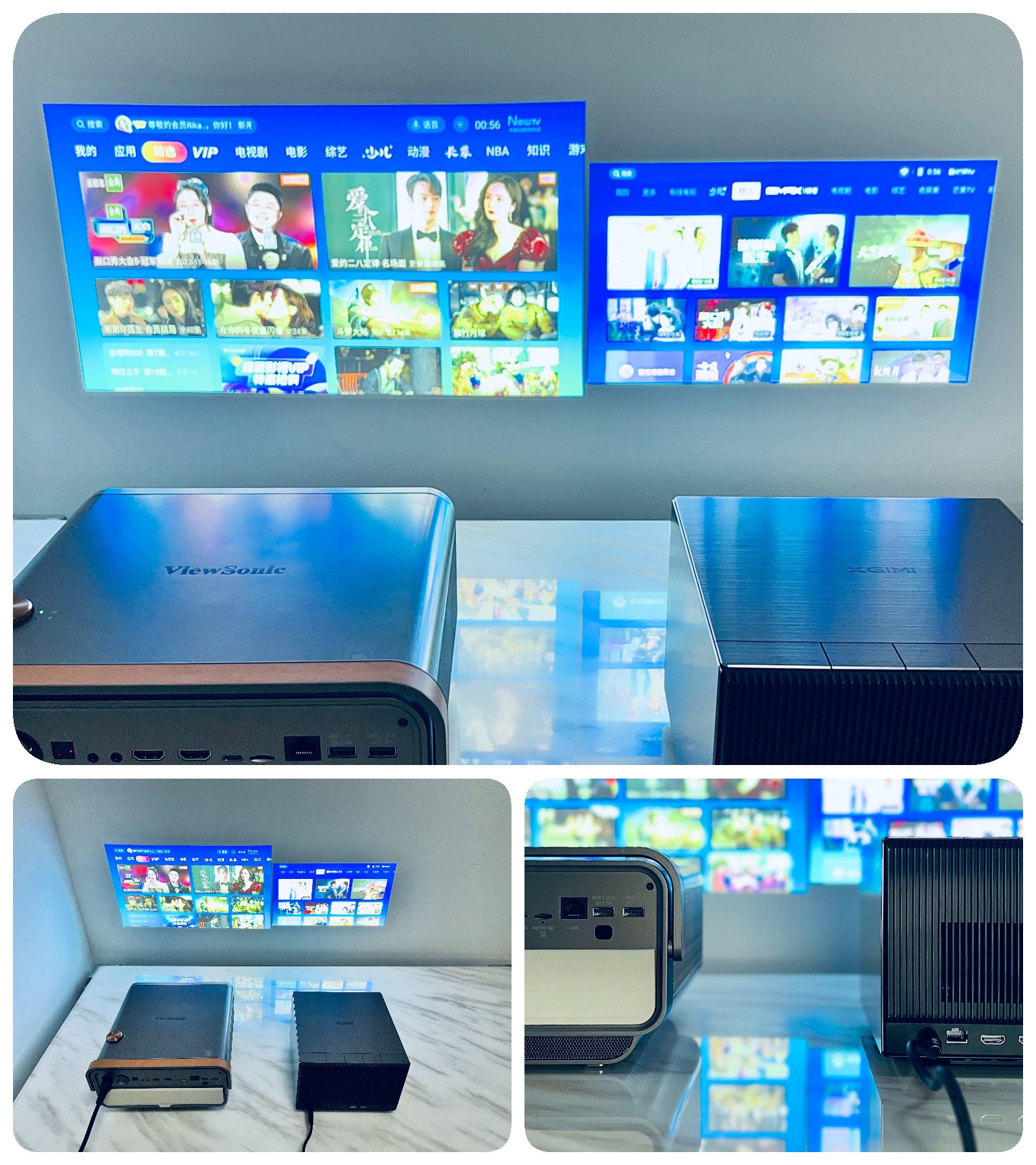 极米投影仪4k深度测评,4k投影仪宏碁对比极米