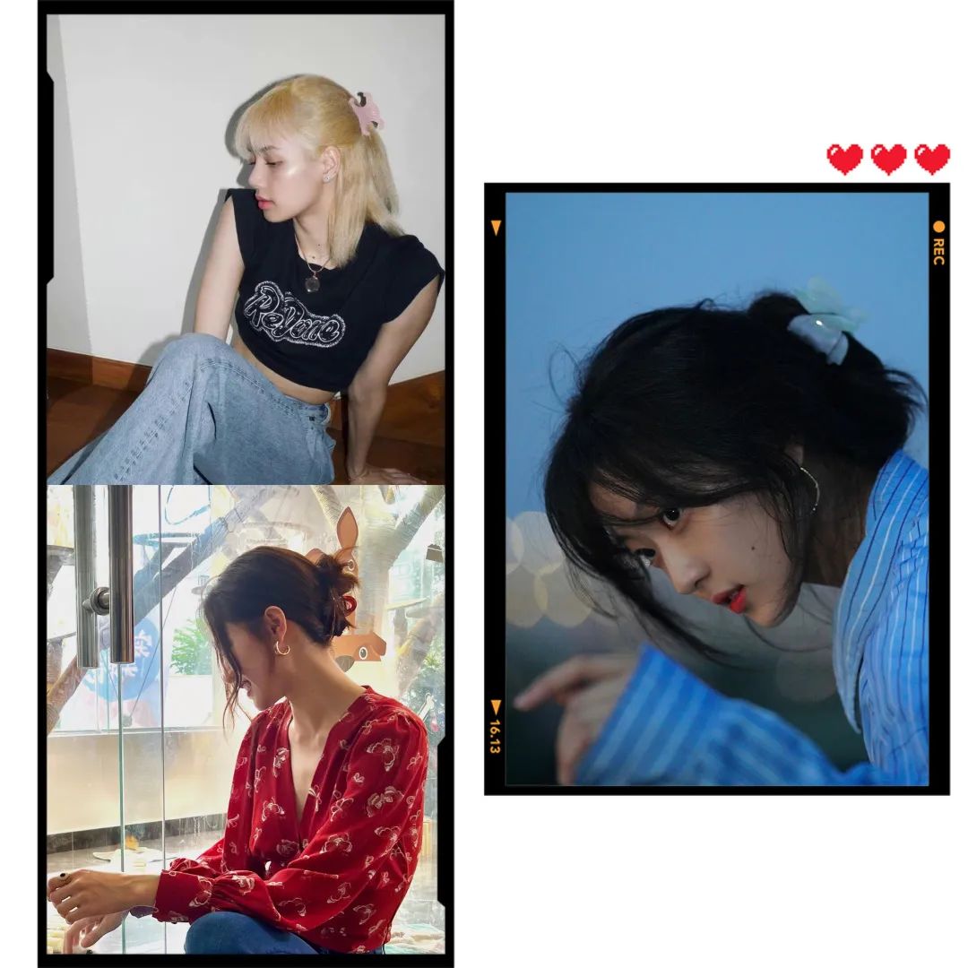 波浪卷发简单编发,人鱼微卷编发造型