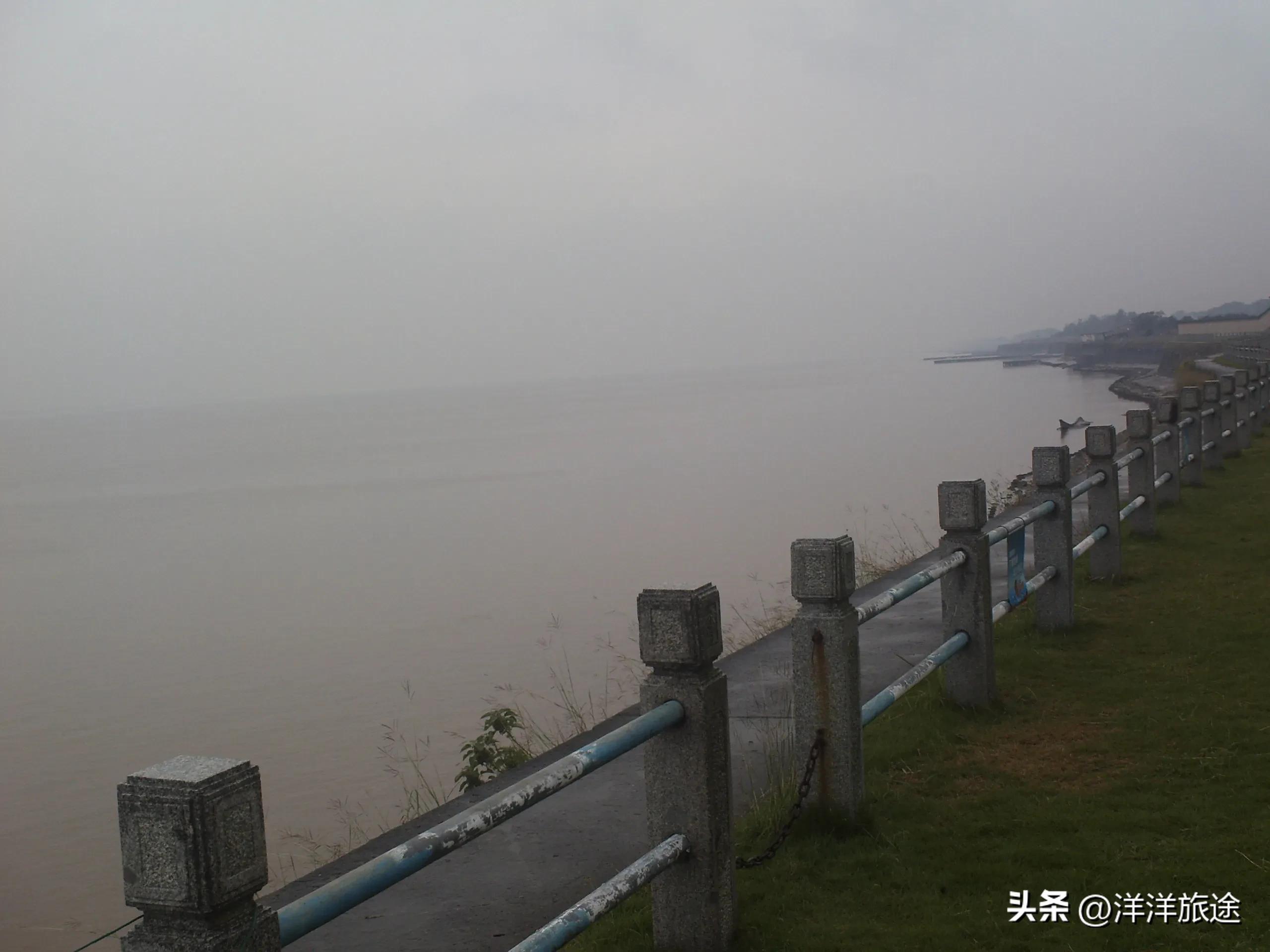 浙江海宁盐官观潮景区风光,浙江省海宁市盐官观潮景区