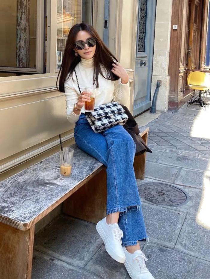 各种简单毛衣的织法,高领毛衣怎么穿才好看